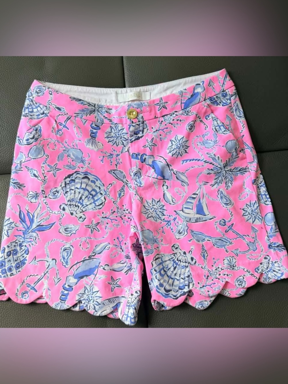 EUC Lilly Pulitzer Reggie Knit Short Sz 4